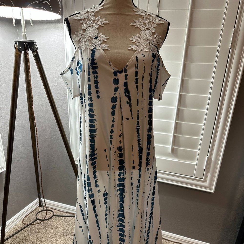 Shein Satin Maxi Dress Size Medium